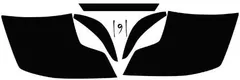 Subject 9 - Fits: TC Pre-Cut Vinyl Overlay Taillight Plus Tint (2011 2012 2013) Dark