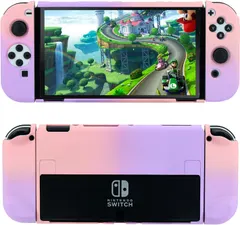 Switch OLED Protective Case, Hard Shell Switch OLED Grip Case and Joy Con Covers