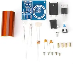 Tesla Coil,DC12V Mini Electronic Tesla Coil,LED Spark Module Kit Electronic DIY Kit,for innovative experiments such as electrical lighting, fluorescence spectroscopy(Assembly Kit)