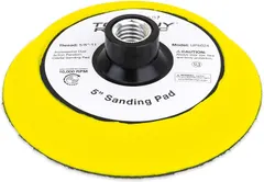 TGR 5" Hook and Loop Sanding Pad with 5/8-11 Threads (1)