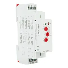 Time Relay, GRT8-M1 Multifunctional Delay Timer Electronic Delay  Time Relay with 10 Functions DIN Rail Mount AC/DC 12V~240V