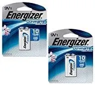 Ultimate Lithium 9V, Long-Lasting Power, 2-Pack.