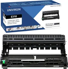 UniVirgin Compatible Drum Unit Replacement for E310 E514 E515 for use in Dell E310dw E514dw E515dw E515dn (Black,1-Pack)