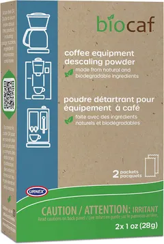 Urnex Full Circle Espresso Machine - 2 Single Use Packets - Descaling Powder Safe On Keurig Delonghi Nespresso Ninja Hamilton Beach Mr Coffee Braun