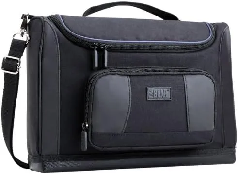 USA Gear Carrying Case - Atari Case Compatible with Atari Flashback 8 7, 6, 5, Deluxe & Gold - Adjustable Dividers & Acc