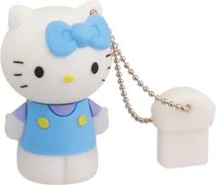 USB 8GB Blue Hello Kitty Flash Drive Memory Stick Keychain + Gift Box