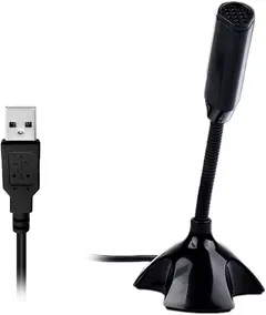 USB Computer Microphone, Small Computer Microphone, Plug-and-Play Desktop Omnidirectional Condenser PC Laptop Microphone, Compatible with Windows/Mac, Very Suitable for YouTube, Skype, Podcast, Game