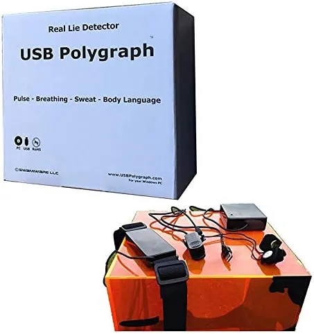 USB Polygraph Real Home Lie Detector