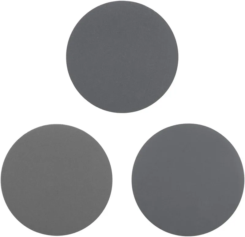 uxcell 3" Hook and Loop Sanding Disc 1500/2000/2500 Grit Assorted Silicon Carbide Sandpaper for Random Orbit Sander Wet/