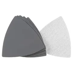 uxcell Triangular Sandpaper Hook and Loop Triangle Sanding Pad Fit 3-1/2" Oscillating Multi-Tool Silicon Carbide for Wet/Dry Use 2500 Grit 8pcs