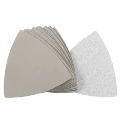 uxcell Triangular Sandpaper Hook and Loop Triangle Sanding Pad Fit 3-1/2" Oscillating Multi-Tool Silicon Carbide for Wet/Dry Use 5000 Grit 10pcs