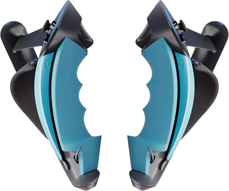 Valve Index VR Controller Grip - Right & Left - Blue Bundle - KNUCKLES DUSTER Light