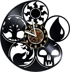 Wall Clock Compatible with Magic The Gathering Wall Clock Made of Vinyl Record Gifts idea for Birthday Wedding Anniversary Women Friends (2)