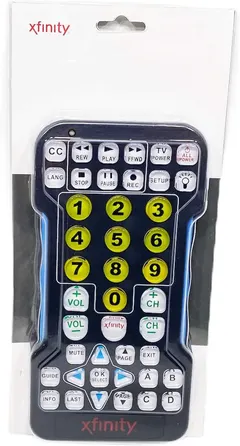 XFINITY Large Button Remote Control-Control all XFINITY & Comcast Set-Top Boxes-HUGE!