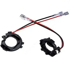 Xotic Tech 2pcs H7 LED Headlight Bulbs Holder Adapter Retainers Compatible with Volkswagen Golf MK7 MK6