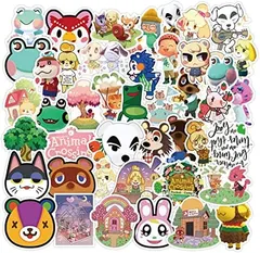 YEESACG-Animal Crossing Stickers | 50 Pack | Vinyl Waterproof Cute Game Stickers for Laptop,Bumper,Water Bottles,Phone,Skateboard | Children Teens Adults for Computer Stickers(Animal Crossing)…