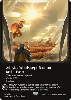Adagia, Windswept Bastion [Borderless Foil] #277
