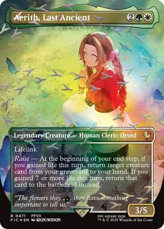 Aerith, Last Ancient [Borderless Foil] #471