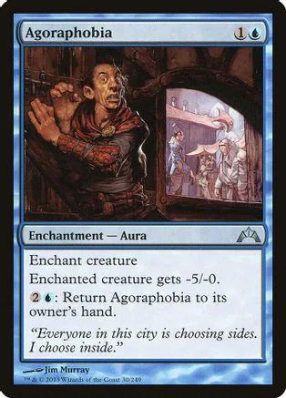 Card art depicts a man in a dark setting, with a window showing figures inside.