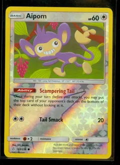 Aipom [Reverse Holo] #169