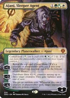 Ajani, Sleeper Agent [Bordeless] #376
