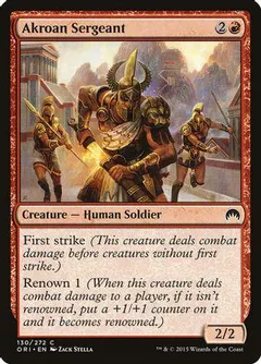 Akroan Sergeant [Foil]