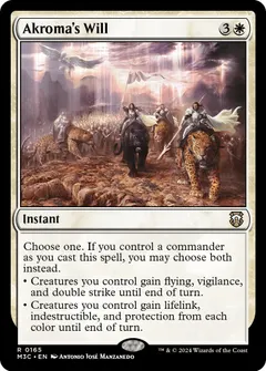 Akroma's Will [Foil] #165
