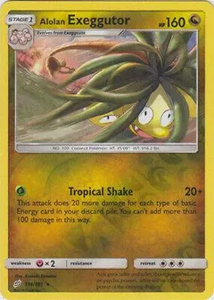Alolan Exeggutor [Reverse Holo] #114