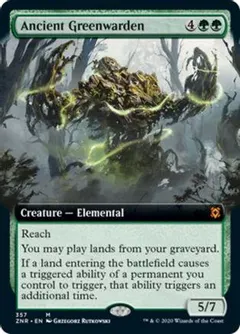 Ancient Greenwarden [Extended Art Foil] #357
