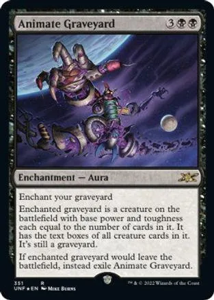 Purple and black card art depicting a monstrous, shadowy creature in space.