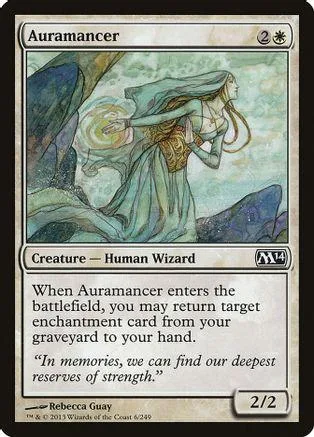 Wizard figure in flowing blue-green robes against a rocky, muted background.
