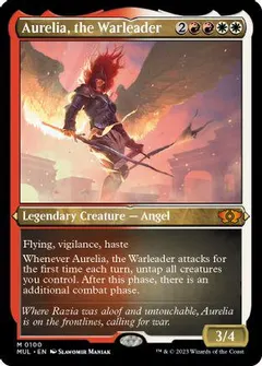 Aurelia, the Warleader [Foil Etched] #100