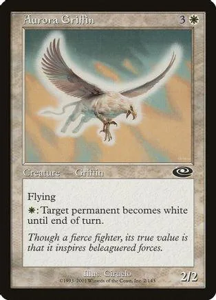 Flying Griffin creature card, brown and white, in a standard trading card frame.