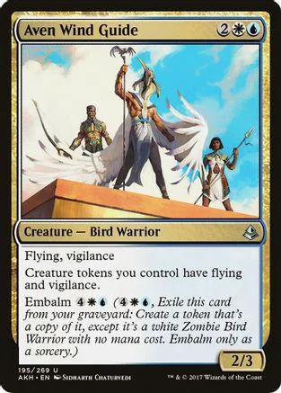 Card art depicts a warrior figure on a rooftop against a bright sky.