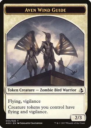 Zombie bird warrior figure with large wings on a dark platform.