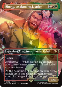 Barret, Avalanche Leader [Borderless Foil] #472