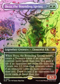Beza, The Bounding Spring [Borderless Foil] #287