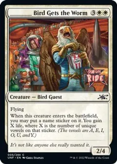 _____ Bird Gets the Worm