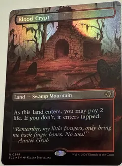 Blood Crypt [Borderless Foil] #349