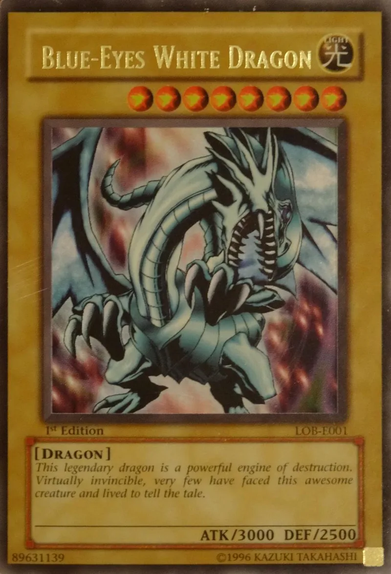 Blue-Eyes White Dragon Value Guide 2026: LOB-E001