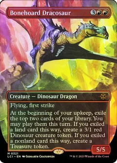 Bonehoard Dracosaur [Borderless Foil] #321
