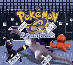 Pokémon Aquapolis card featuring a large gray whale and a red octopus.