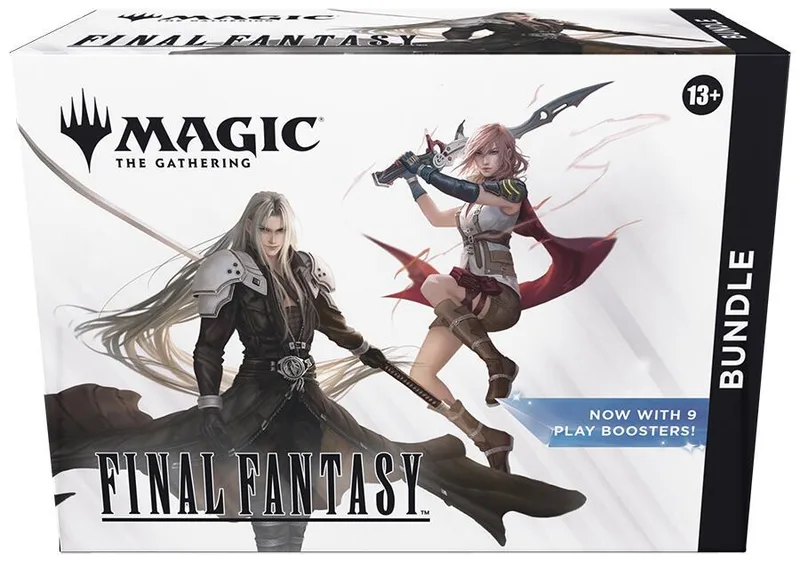 Magic: The Gathering Final Fantasy bundle box art featuring character art.