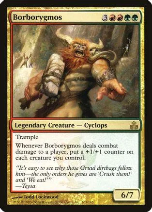 Giant cyclops creature with brown fur, wielding a club, on a fantasy battlefield.