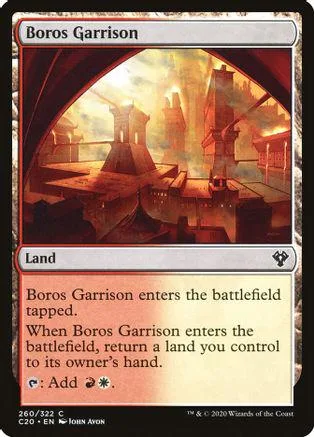 Card art depicts a fiery, ruined cityscape under a dramatic sky.