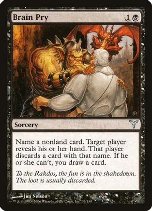 Fantasy art card featuring monstrous figures in dark, dramatic lighting.