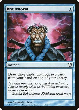 Monster with spiky hair and blue scarf against a stormy background.