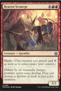 Brazen Scourge [Foil] #191
