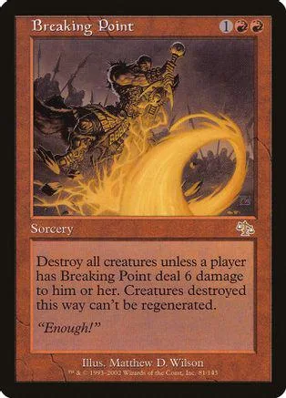 Dark fantasy scene with armored figure on horse, fiery yellow energy effect.