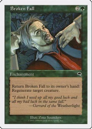 Card art depicts a man with long hair looking upward, set against a dark, leafy background.